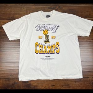 Limited Edition Uniform Studios Laker Championship Tee (white) X-Large XL